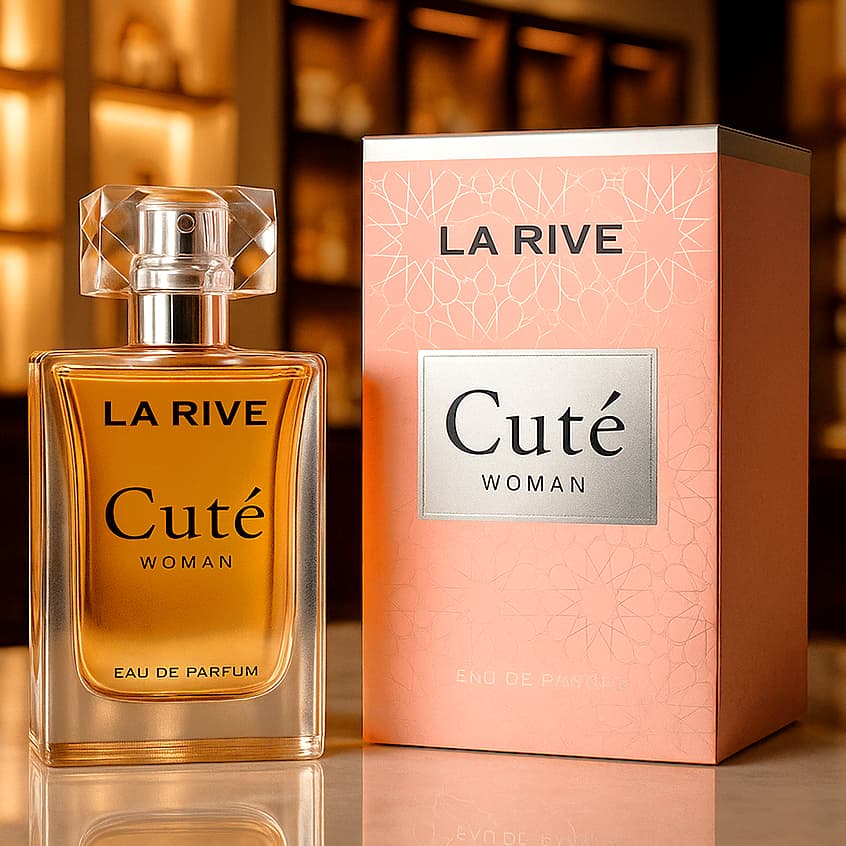 Perfume La Rive Cute Cuté Feminino 100ml Floral Frutado De Mulher Para Noite Dia