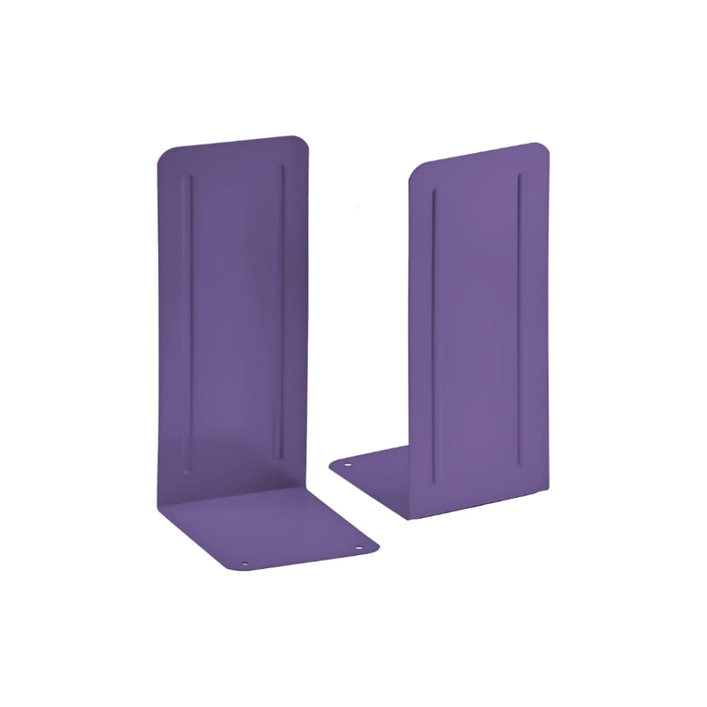 Suporte Para Livros Metal Jumbo Acrimet Estante Prateleiras Kit 2 Unidades Par 294 Cor: Lilás