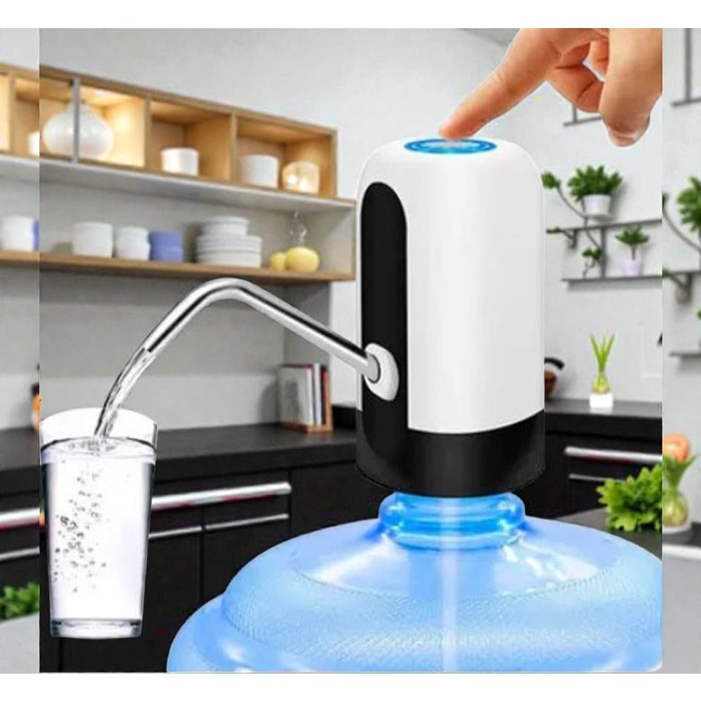 Bomba Elétrica Recarregável para Galão – Água com Um Toque e Sem Esforço