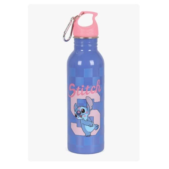 Garrafa Stitch/Hot Wheels Escolar 750 Ml Disney Luxcel Aço Inoxidavel - AZUL