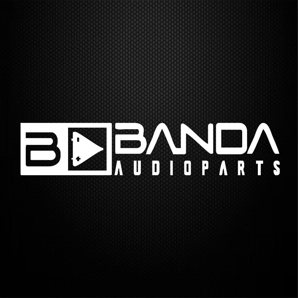 Adesivo Banda Áudio Parts - Pequeno - Adesivos Som Automotivo Módulo Potência Amplificador
