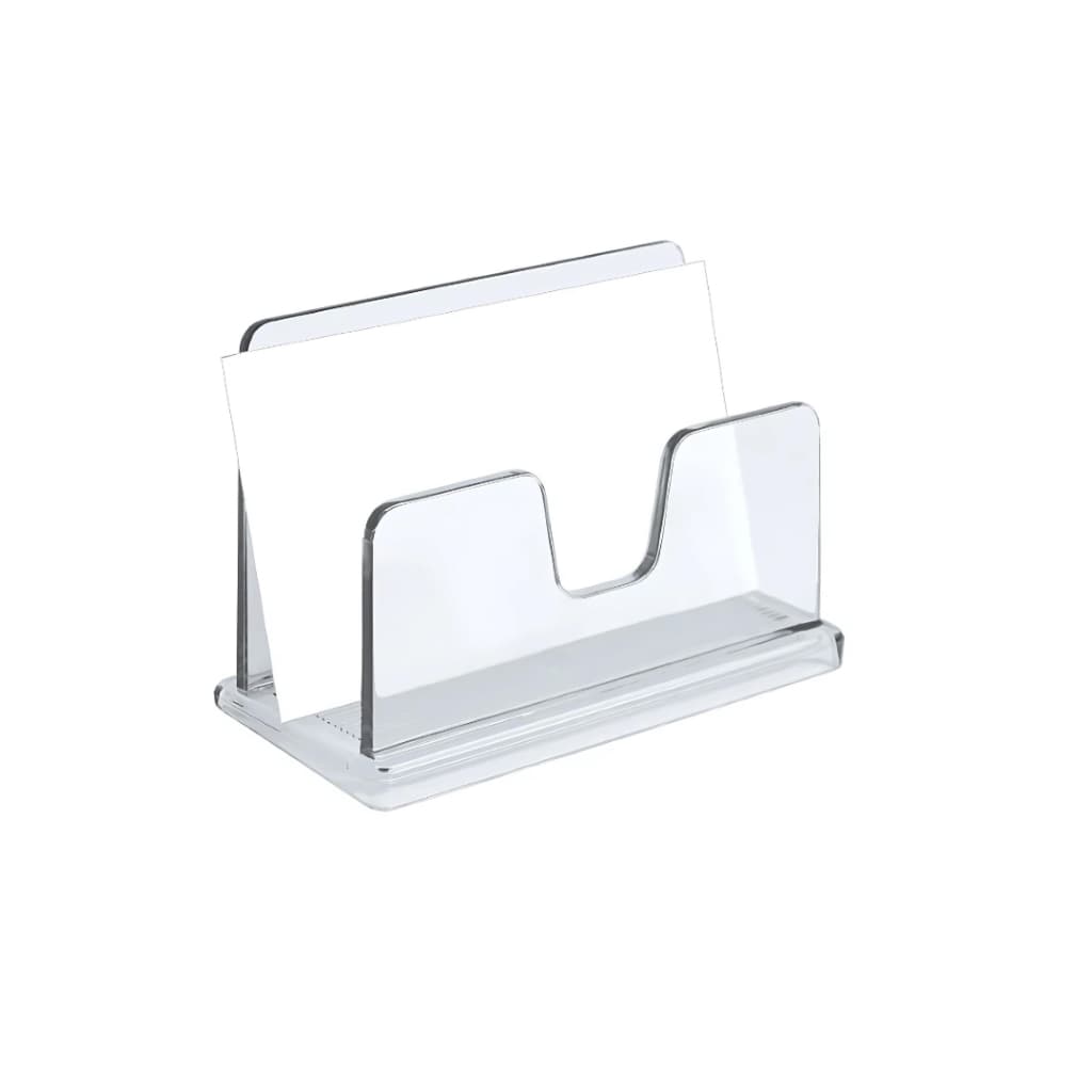 Porta Cartão De Visitas Acrílico Acrimet 730 Cor: Cristal