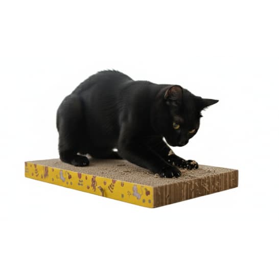 Arranhador de papelão P/Gatos Scratch C/Catnip Erva do gato Natural