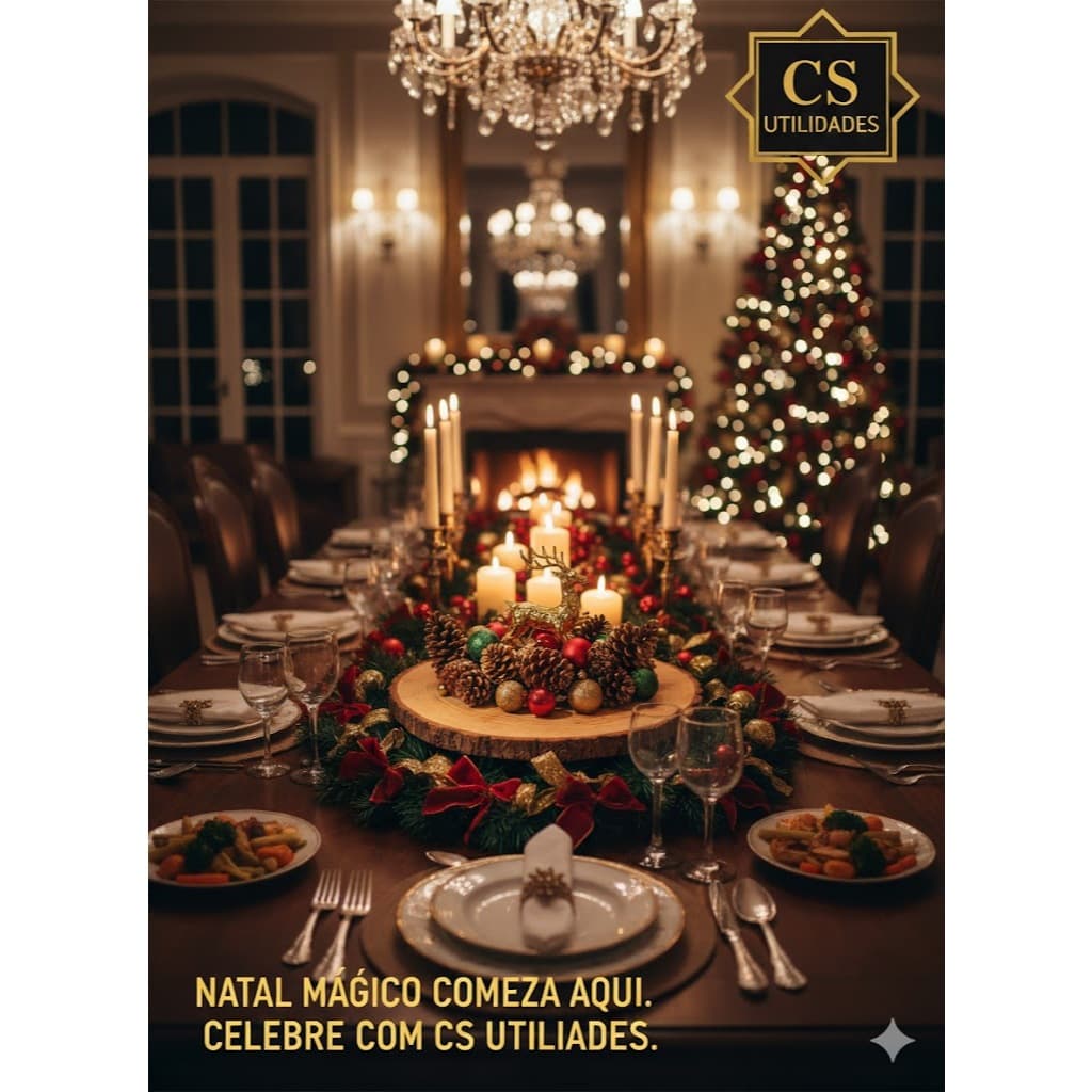 Kit 3 bolachas de madeira rustica Enfeite Natal Decoração Vasos Plantas Mesa