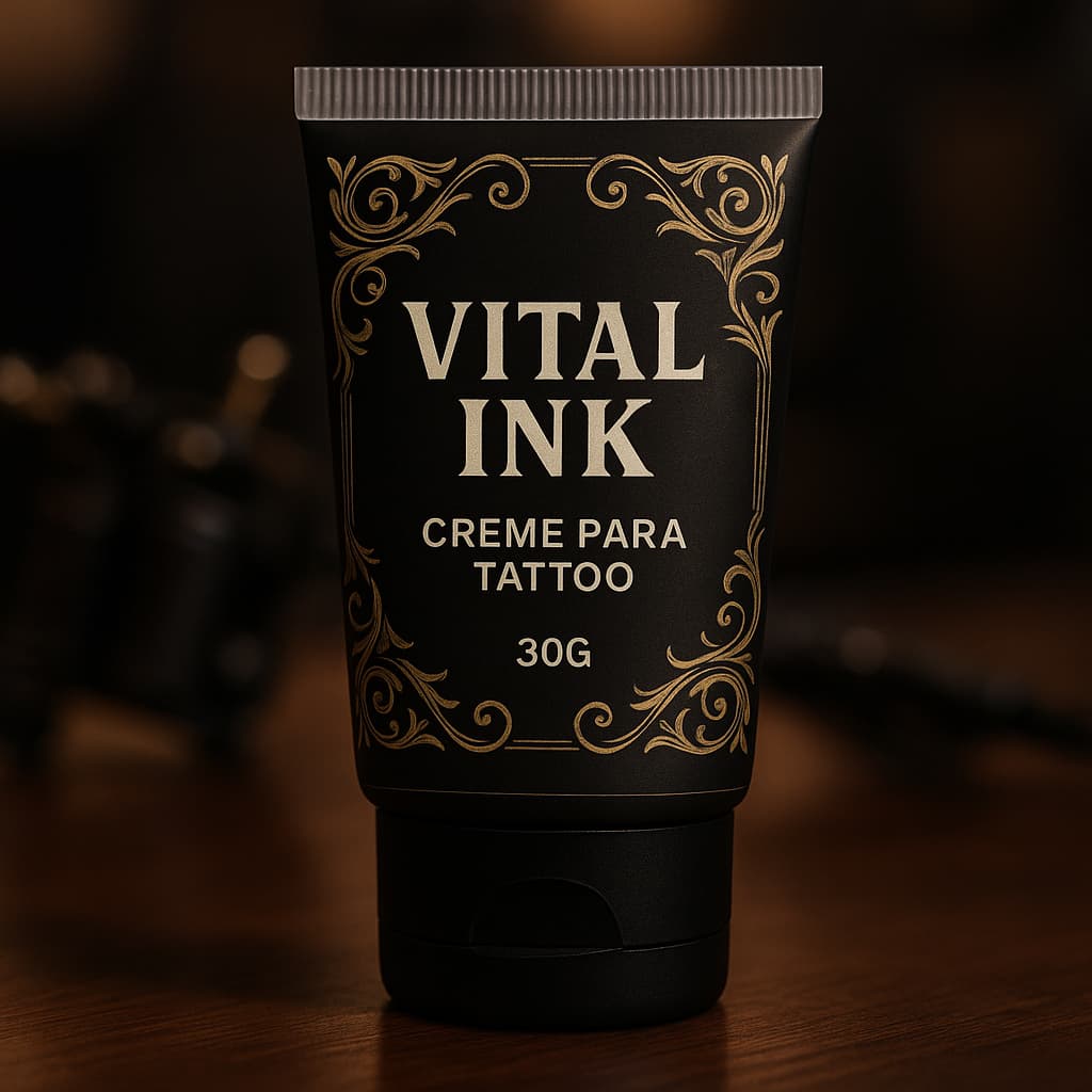 Creme Para Tattoo Vital Ink | Pós-Tatuagem | Regenerador com Vitamina D