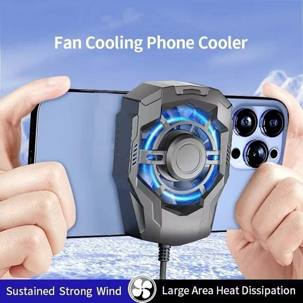 Cooler Gamer para Celular - Resfriador Refrigerador 5500RPM 5500R/min Ventilador