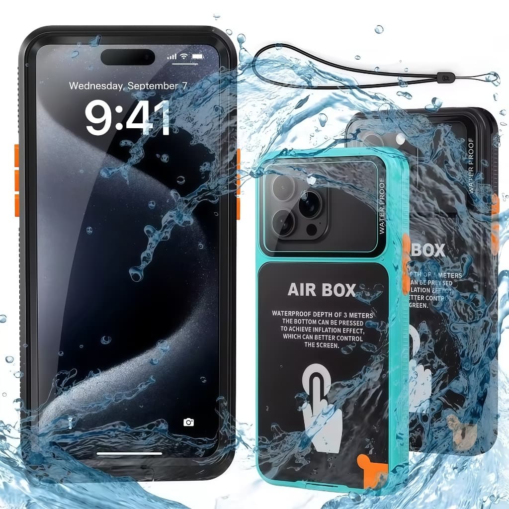 Capa De Celular À Prova D'água Para iPhone, Samsung, Xiaomi, Mergulho Profissional Shellbox 6.9 IP68