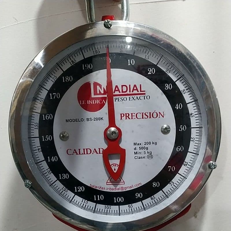 Balança industrial analógica 200kg inbadial