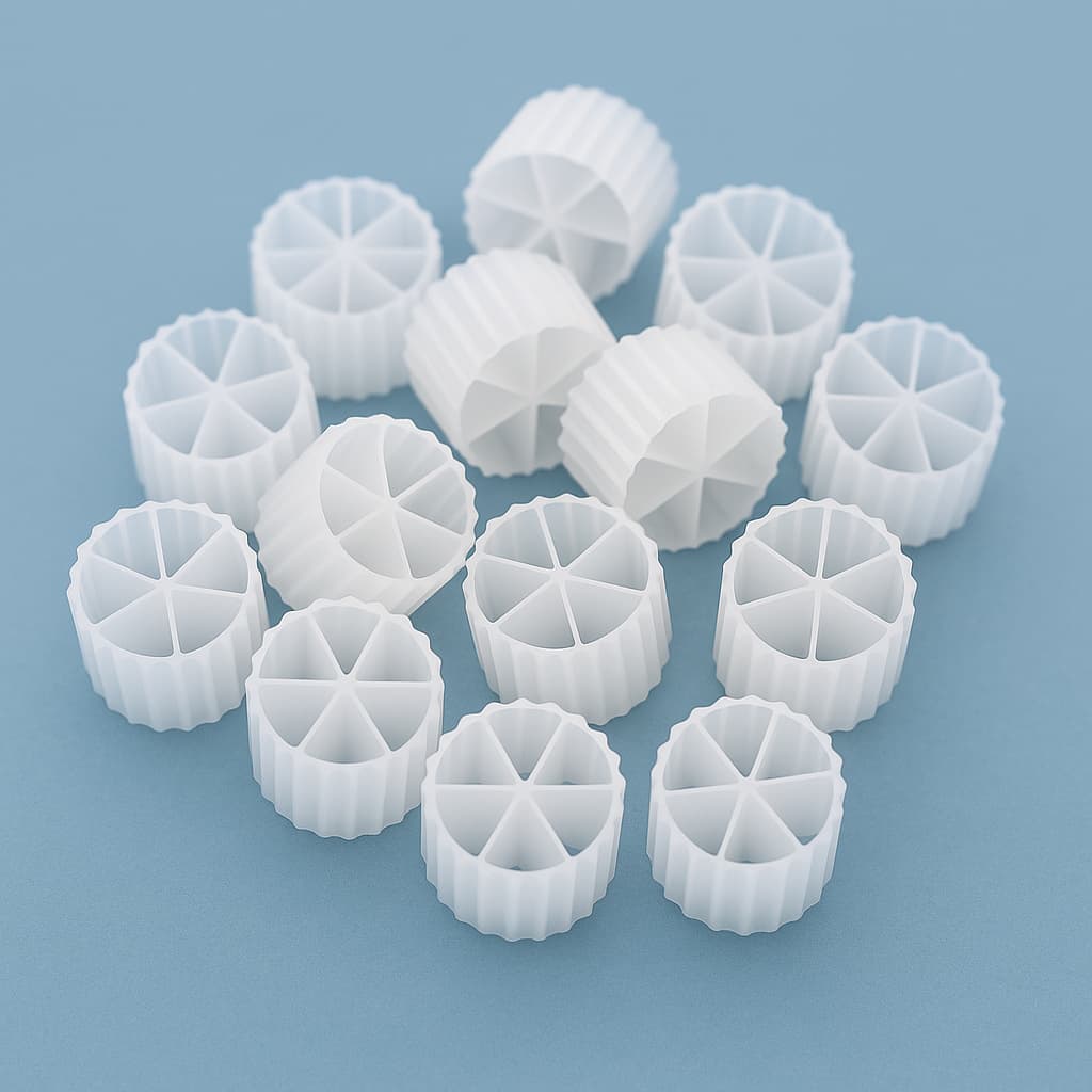 Mídia Biológica K1 Mini Bio Filtro Aquário Lago Sump Tratamento Água e Colônia Bacteriana A Granel