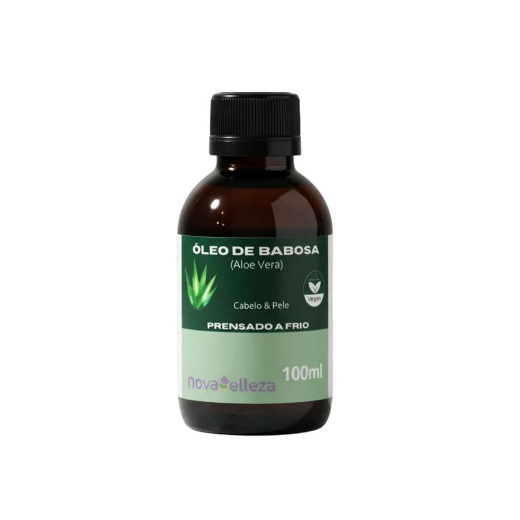 Óleo de Babosa Aloe vera 100% Puro para Cabelo e Pele Hidratante óleo para Cabelo Antifrizz
