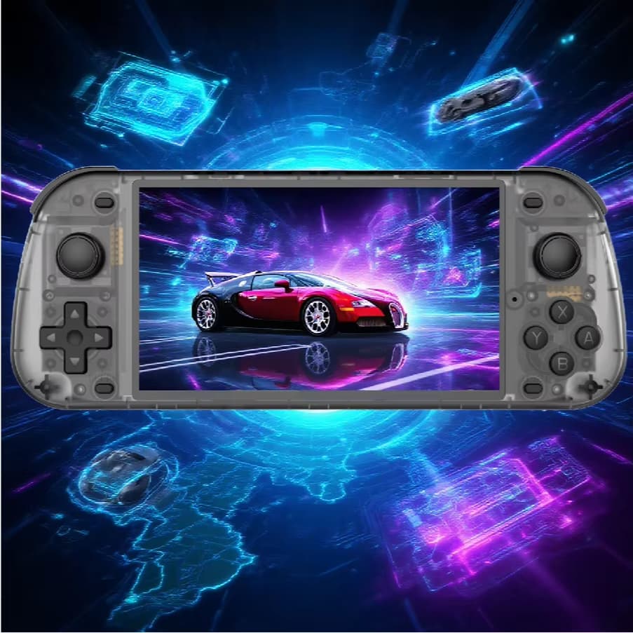 Console R50S Portátil Tela De 5.1 Polegadas com cartão SD 64gb