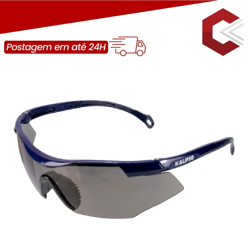 Óculos De Segurança Esporte E Lazer Ciclismo Praia Kalipso Paraty Cinza - CA 20030