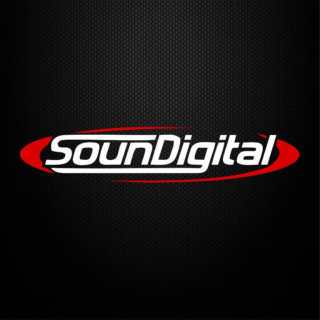 Adesivo Sound Digital - Pequeno - Adesivos Som Automotivo Módulo Potencia