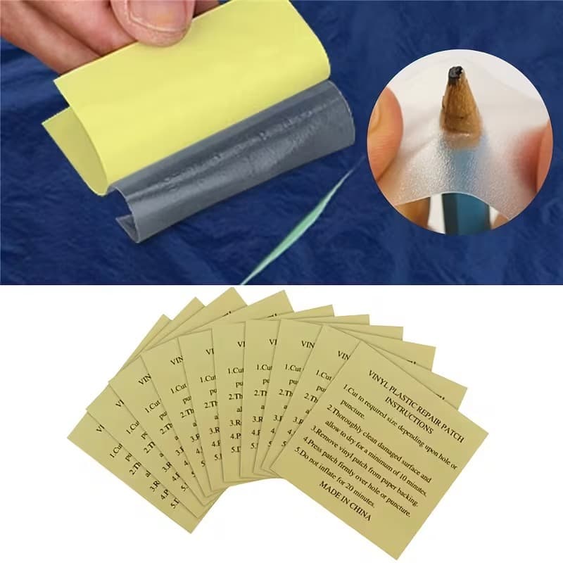 Kit de Reparo Instantâneo Auto Colante Para Infláveis Kit 10 peças