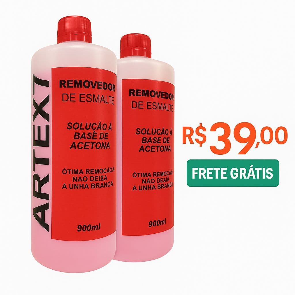 Removedor de Esmalte Artex7 a Base de Acetona - 500ml