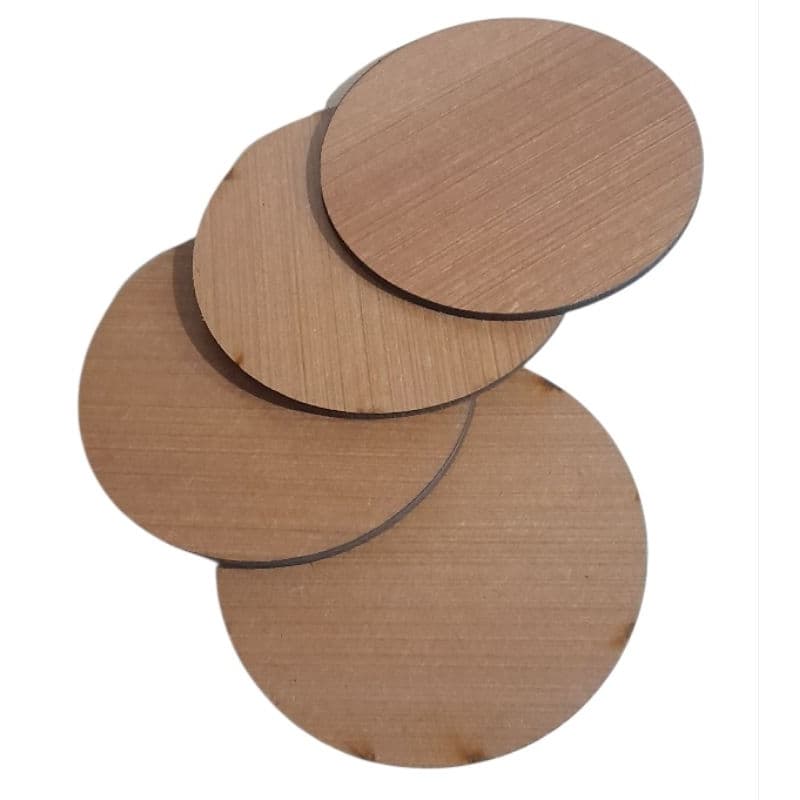 Kit 2 Porta Copo Bolacha 10,5 cm Descanso Copo, Souplast, Decoração MDF