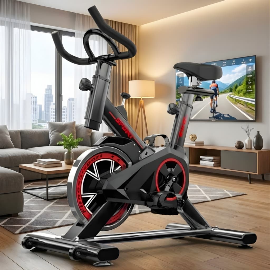 Bicicleta de Spinning Eagle Force Treino Fitness em Casa ou Academia Capacidade 100kg