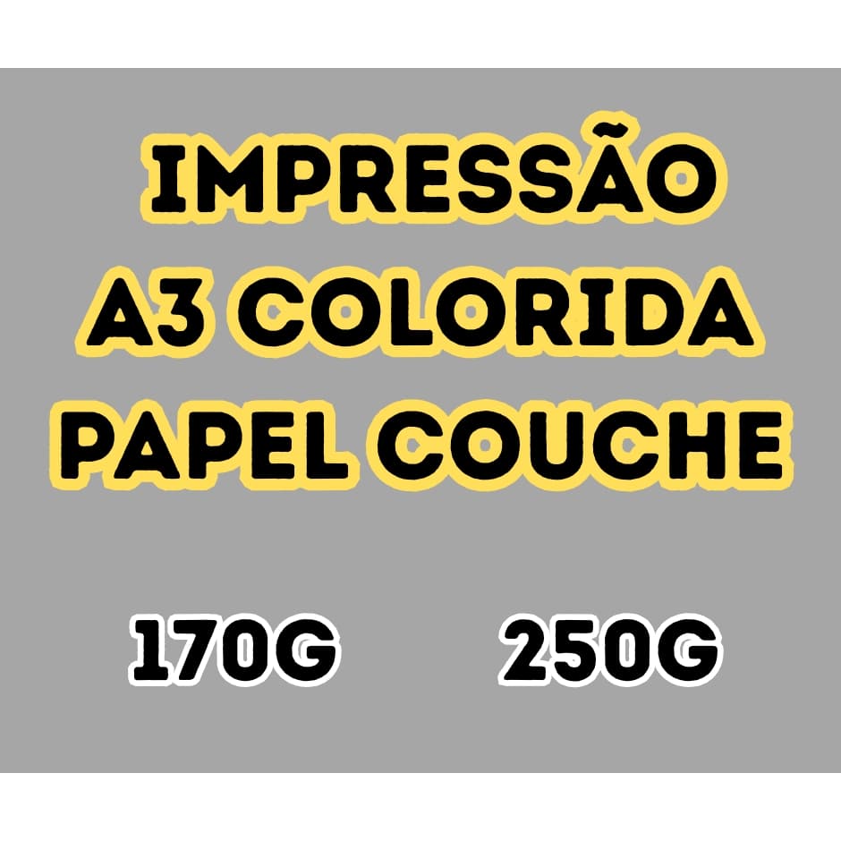 Impressão Pôster Cartaz A3 - 42x29,7cm - Artes em Papel Couche 170g e 250g