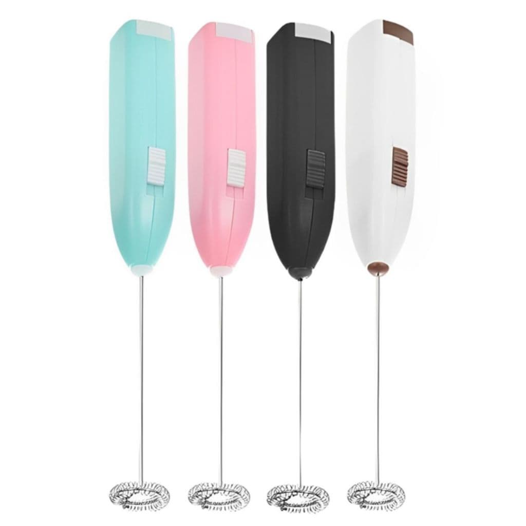 1 Uni De Mini Mixer Misturador Bebidas Café Leite Ovos Portátil Elétrico