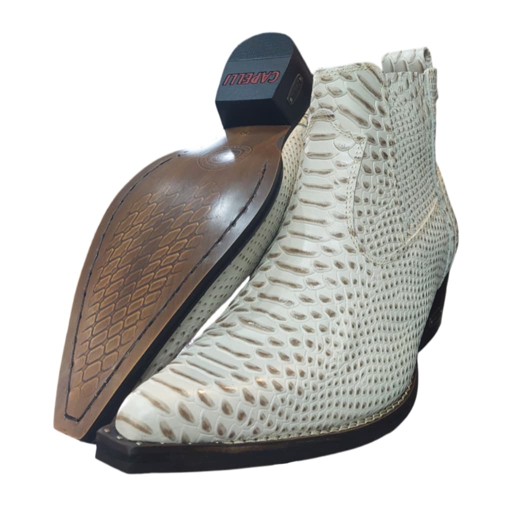 Botina Capelli Bico Fino Masculina 7400 – Couro legítimo conforto estilo country resistente