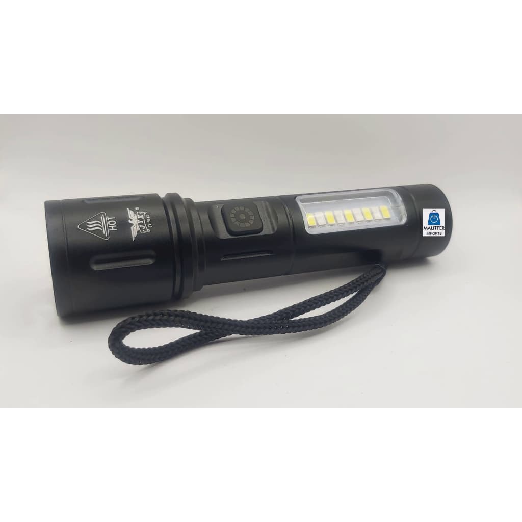 Lanterna Tática Led Cree Xml Q5 Ultra Forte 1200 lum Jyx 9842 Luz Branca Longa Distancia