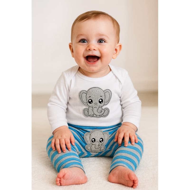Conjunto Roupa Moda Bebê Menin Roupinha Modinha infantil P/M/G Conjuntinho Masculino Inverno Barato