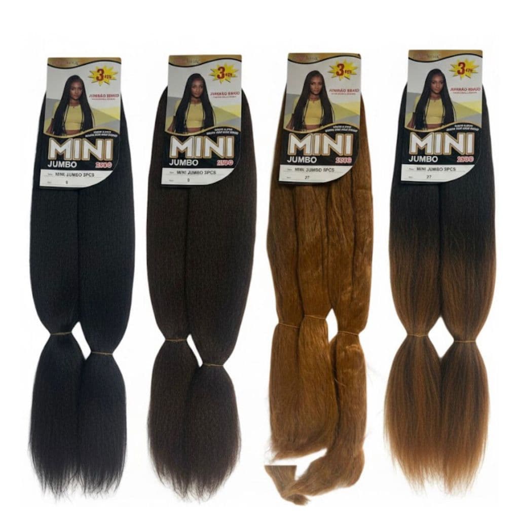 Mini Jumbo 3 Gomos – 200G Pré Esticado | Ideal para Tranças Box -DsoarHair - Lançamento