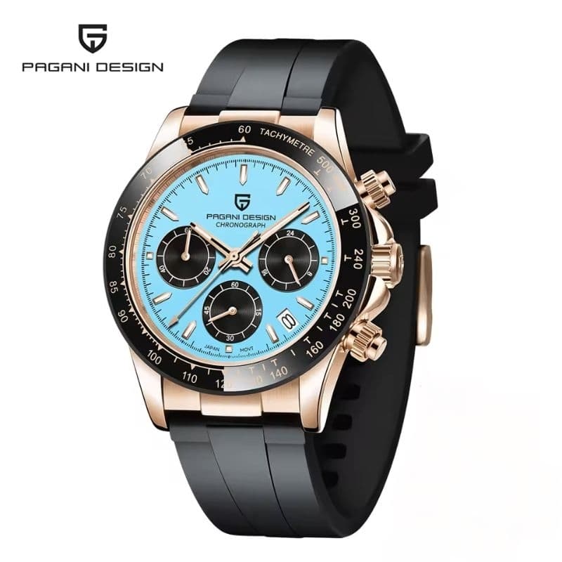 Relogio Pagani Design Pd-1664 Quartzo Seiko Vk63 Cronógrafo Pronta Entrega