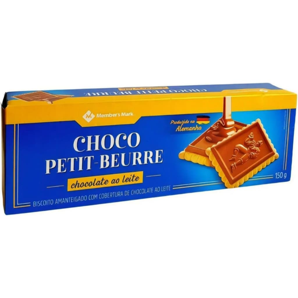 Biscoito Importado da Alemanha Chocolate ao Leite Petit Beurre 150g 🍫 Crocante e Cremoso • Original • Pronta Entrega