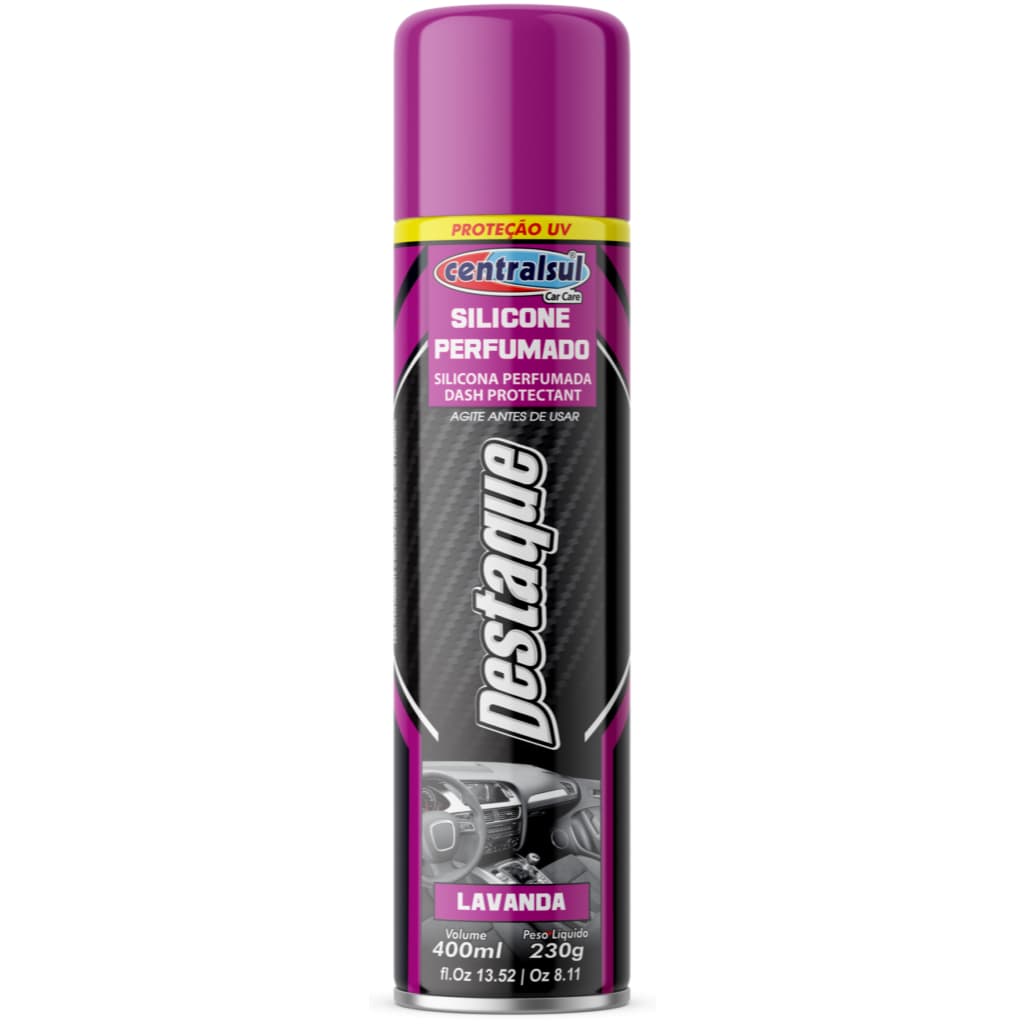 SILICONE SPRAY LAVANDA 400ML  CENTRALSUL
