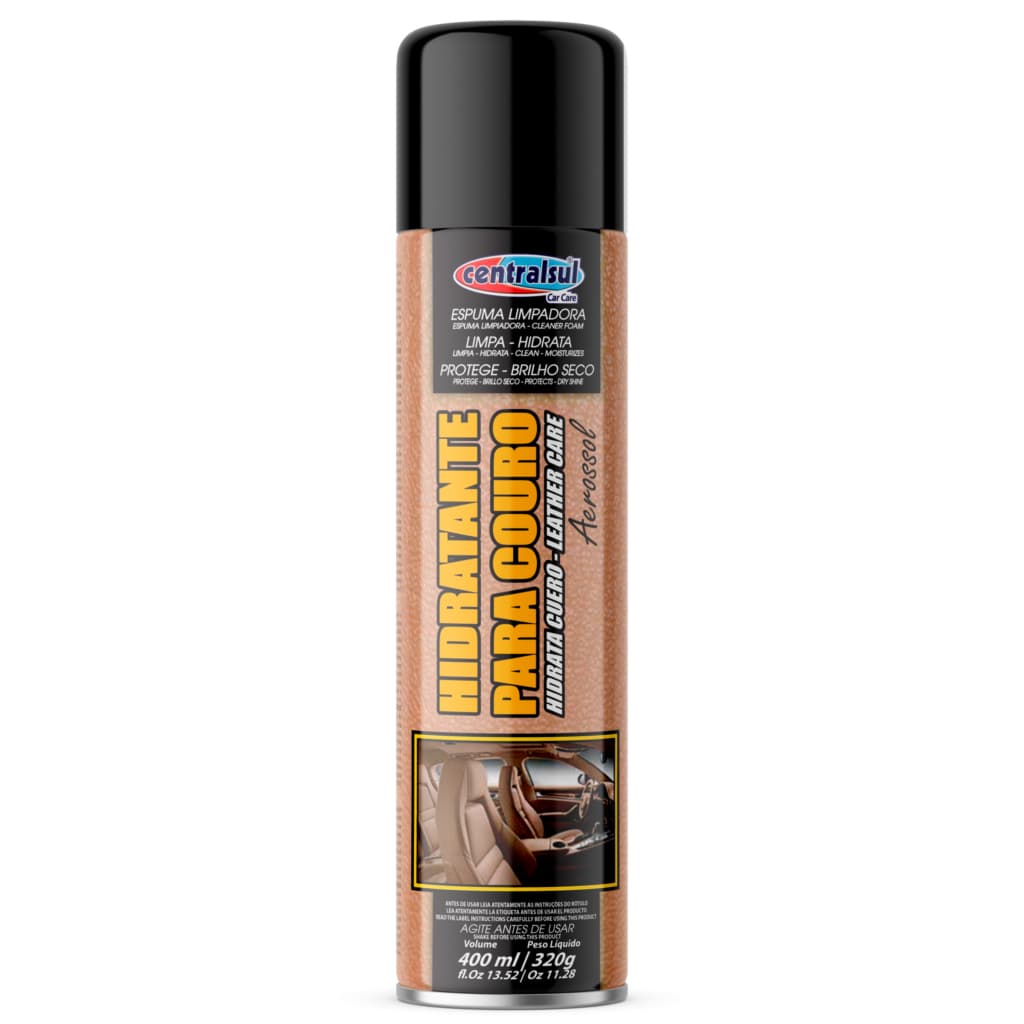 HIDRATANTE COURO AEROSSOL 400ML  CENTRALSUL