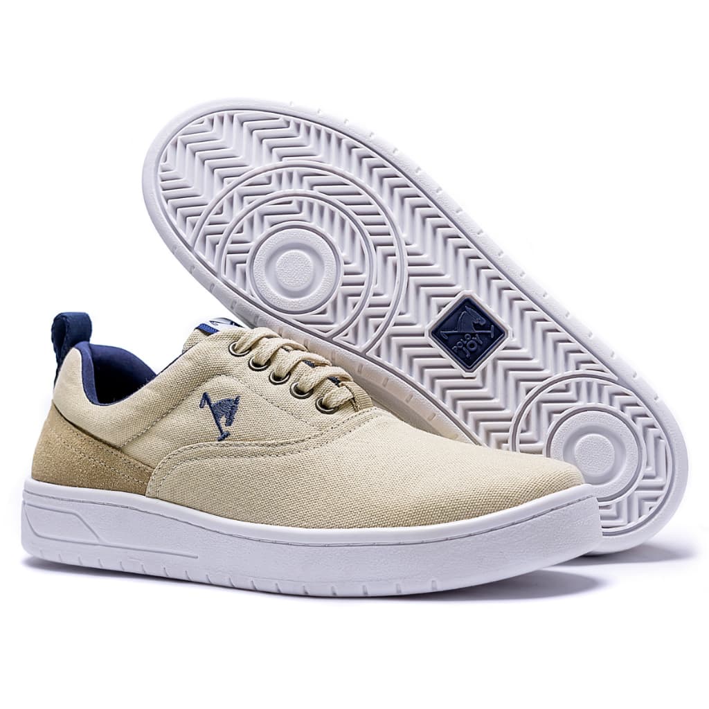 Sapatênis Masculino Em Lona Estonada Casual Polo Joy