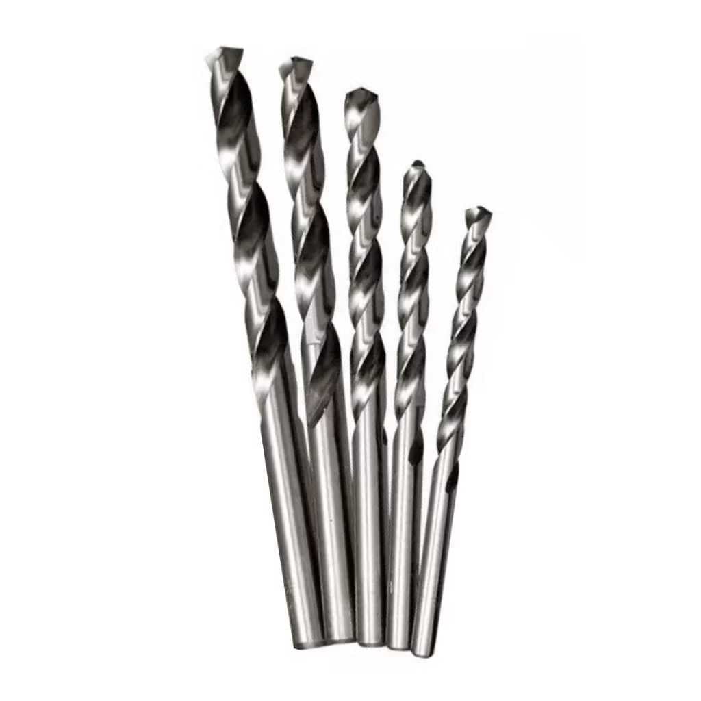 Kit Jogo De Brocas Para Metal 5 Peças Aço Rápido 3 - 10mm Profissional Fertak