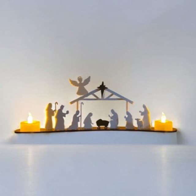 Presépio de Natal | Nascimento de Jesus | Decoração de Natal | enfeite de Natal