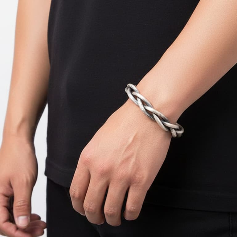 Bracelete Pulseira Masculino Masculina Moderno Elegante Ajustável Promoção Pulseira Homem