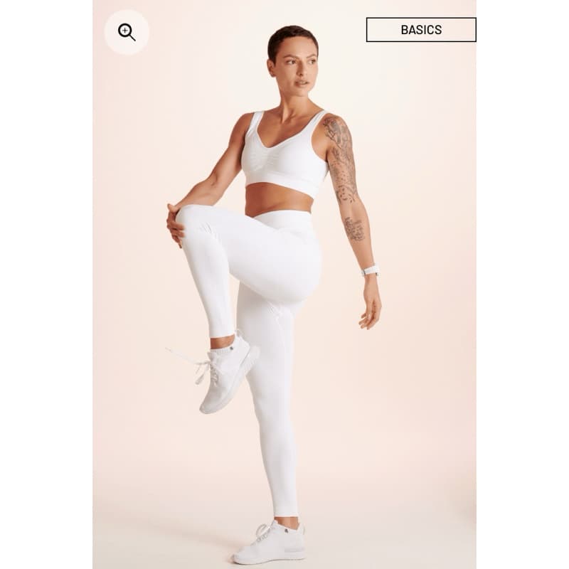 Calça Legging Lupo Canelada Basic Sustentação ou Short Canelado Lupo Basic Sustentação ou Top com Bojo Basic