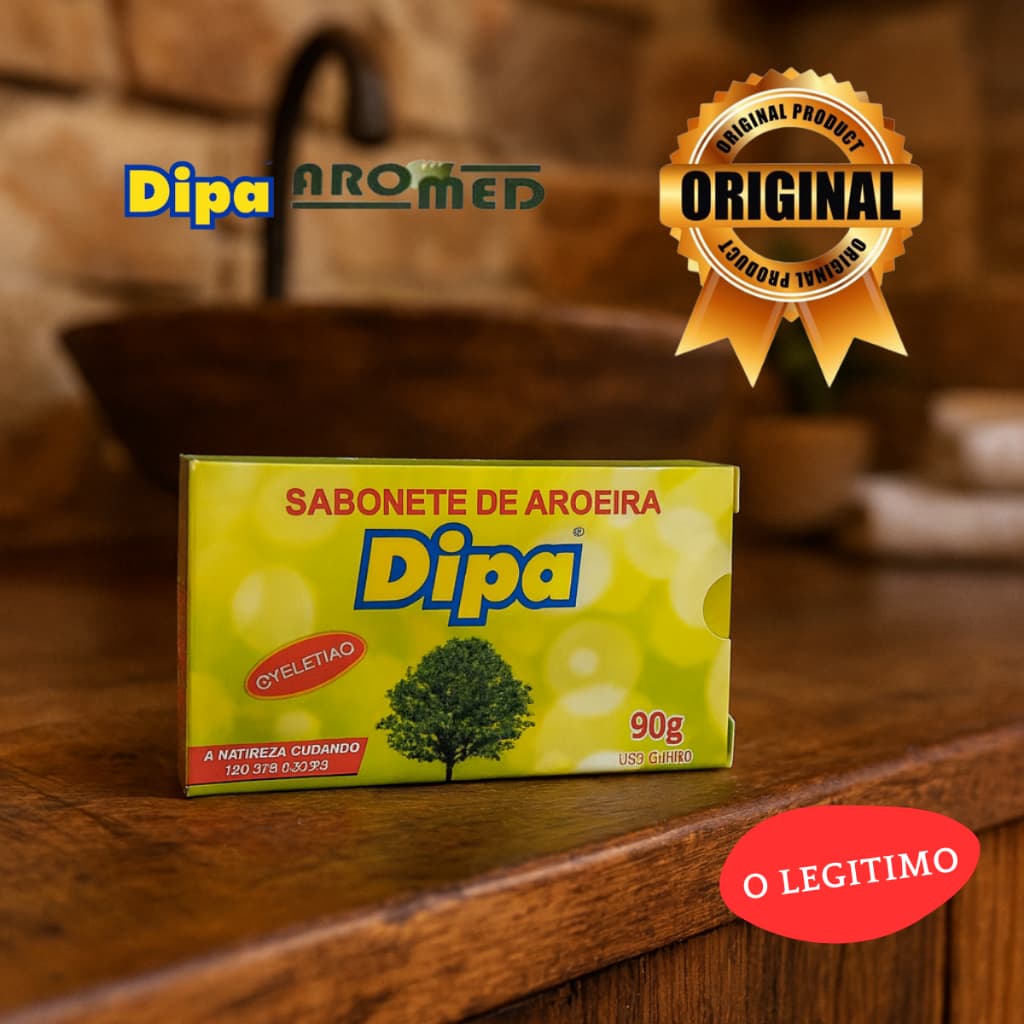 🧼 Sabonete de Aroeira Dipa 90g – Limpeza Profunda, Antibacteriana, Ação Suavizante e Conforto Diário