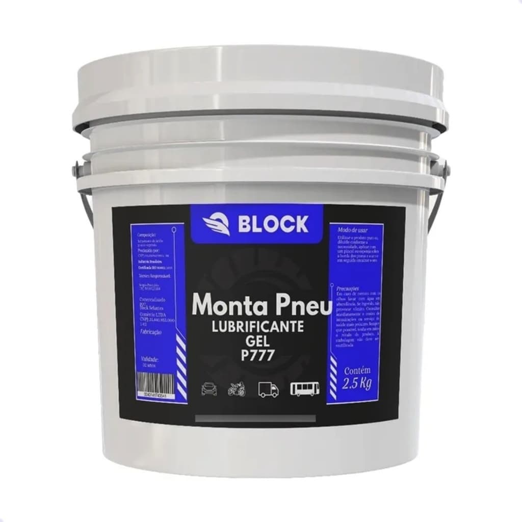 PASTA LUBRIFICANTE GEL DE BORRACHARIA PARA MONTAGEM INSTALAÇÃO MONTA PNEUS