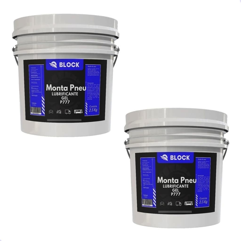 2 BALDE PASTA DE BORRACHARIA LUBRIFICANTE GEL PARA MONTAGEM DE PNEUS CARRO MOTO CAMINHONETE