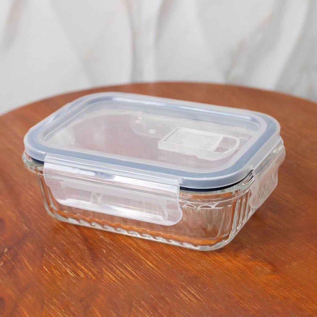 Pote Hermético de Vidro Borossilicato com Tampa Plástica Lines 370ml - Wolff