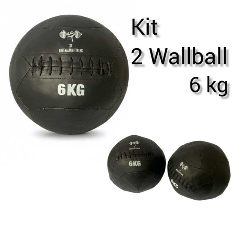 Wallball Funcional Medicine Crossfit Boll Treinamento Clínica Fisioterapia KIT 2 Wallball