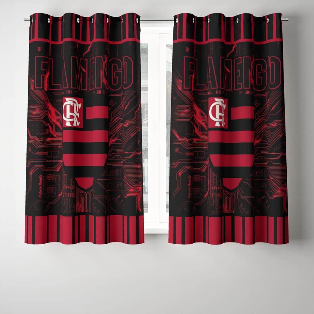 Cortinas Personalizadas De Time Futebol Brasileiro