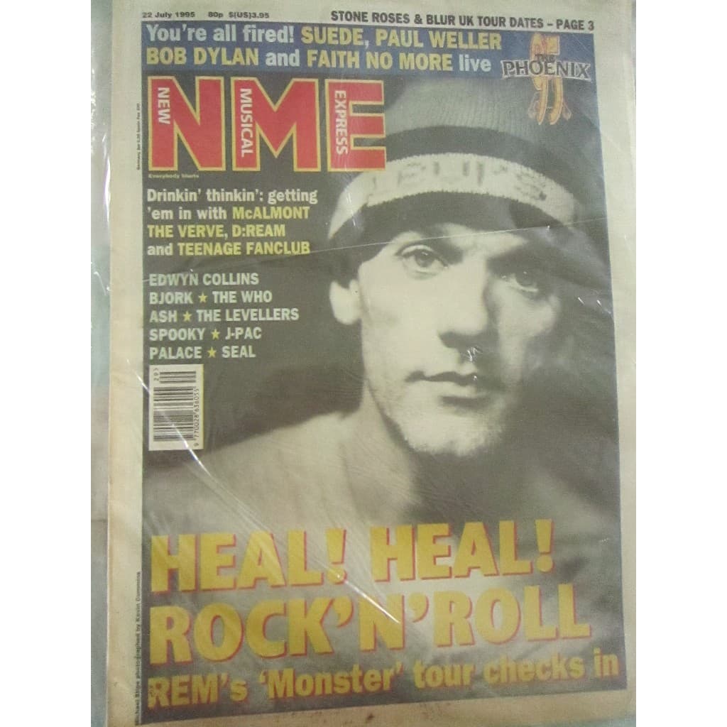 Revista Nme New Musical Express 22-07-1995 - Faith No More