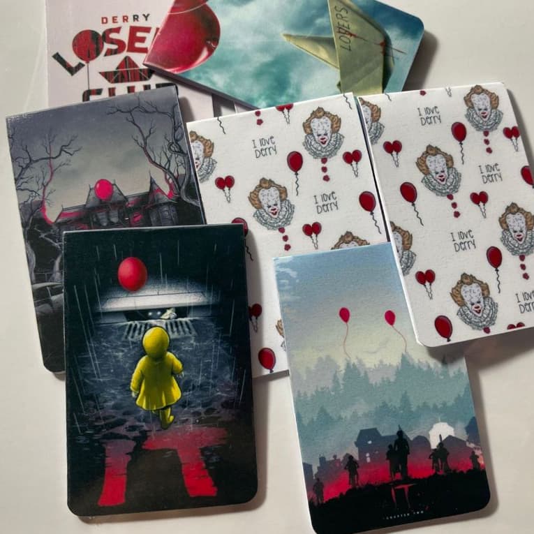 KIT 4 Marca Paginas Magnético It A coisa Personalizado Pennywise Marcadores Criativos Bem vindos a Derry