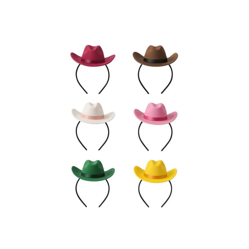 Tiara Chapéu  Cowgirl Country ideal para festas temáticas