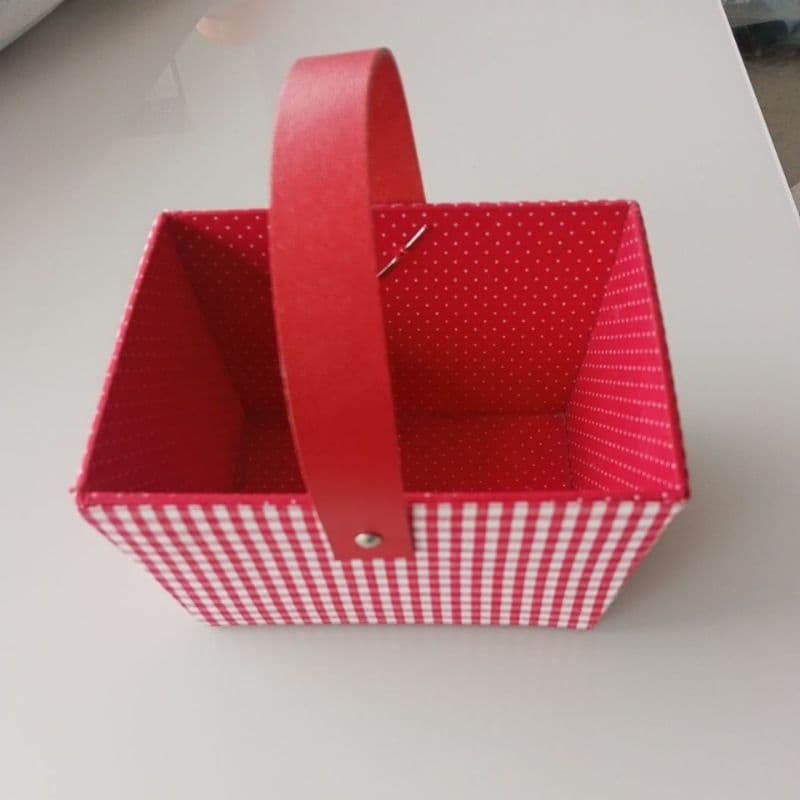 Cesta Piquenique pequena xadrez