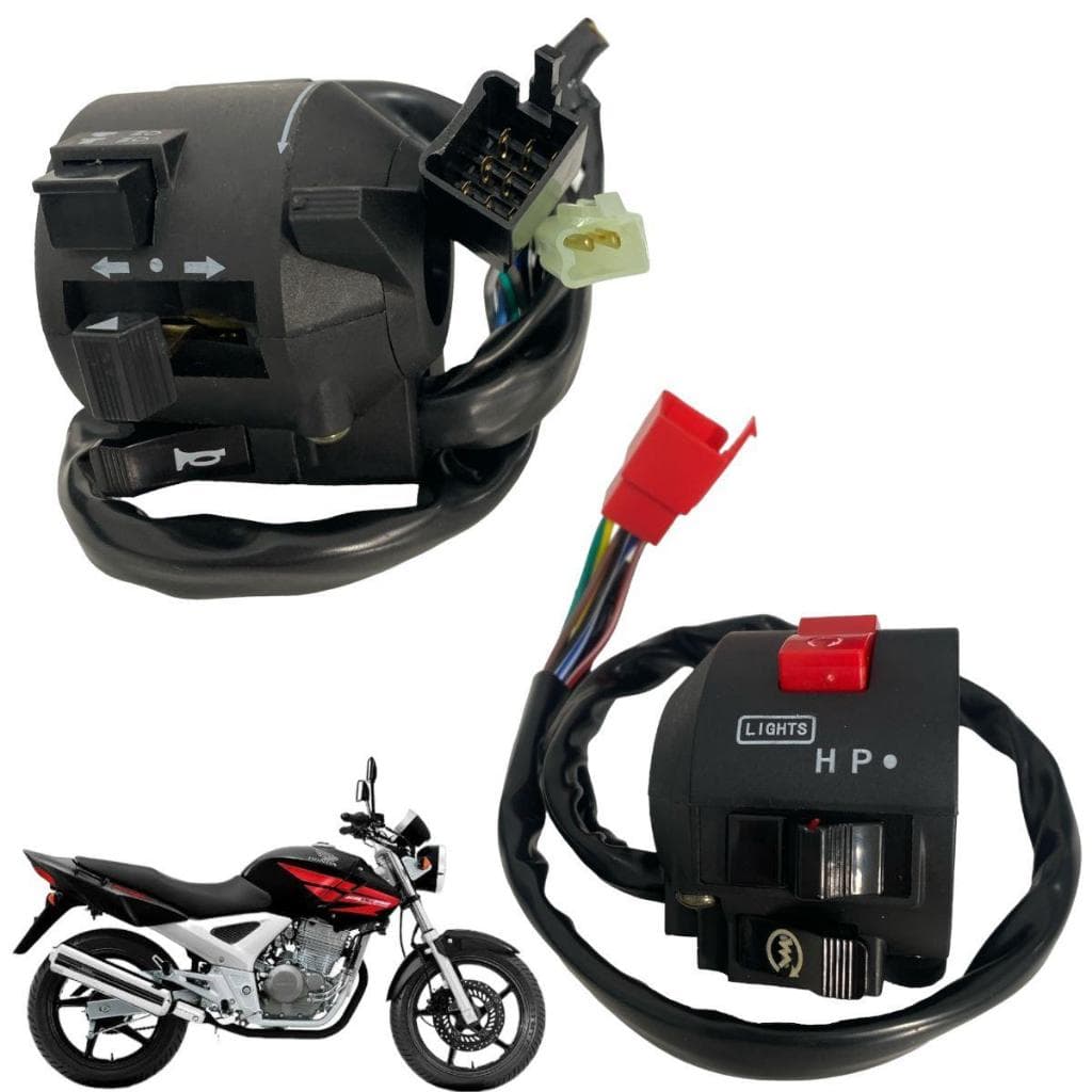 Punho Luz E Partida Cbx 250 Twister 2001 2002 2003 2004 2005