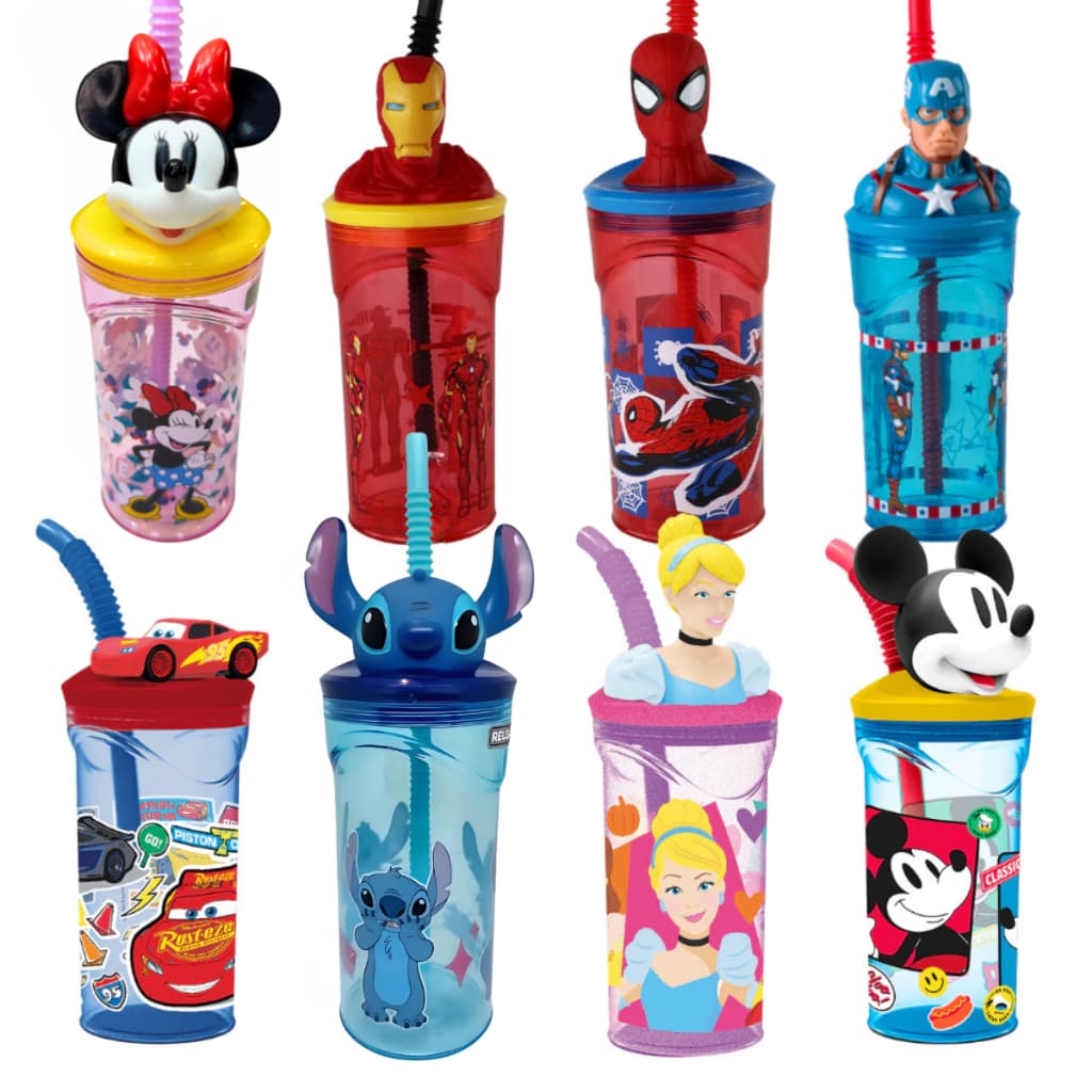 Copo Infantil Personagem 3D 360ml