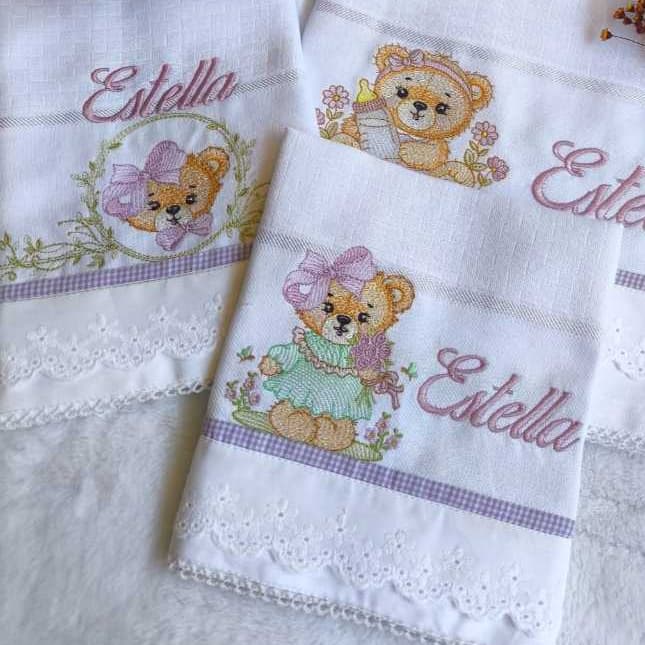 Fralda boca Mabber personalizada 30x40
