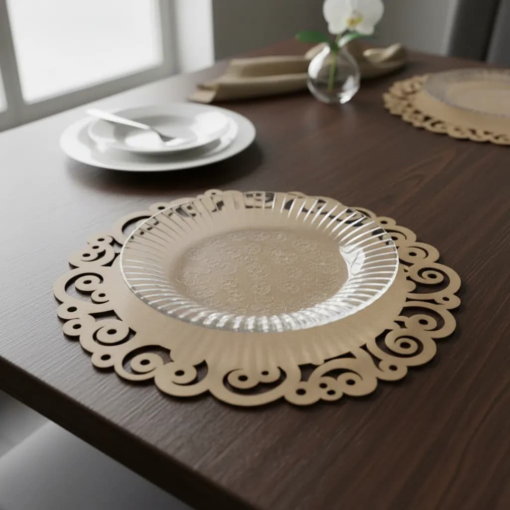 Kit 18 Souplast círculos provençal MDF 3mm